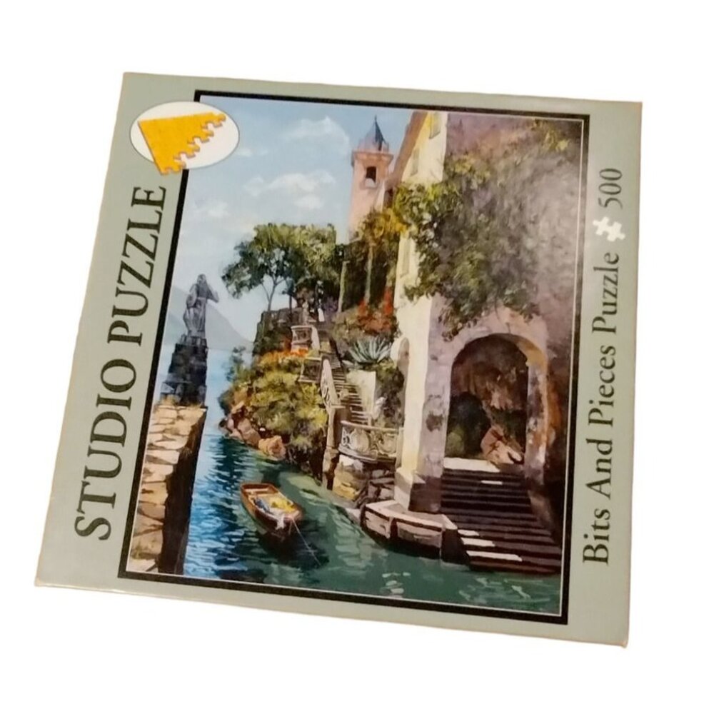 Bits and Pieces Villa Balbeniello 500 Piece Jigsaw Puzzle Complete